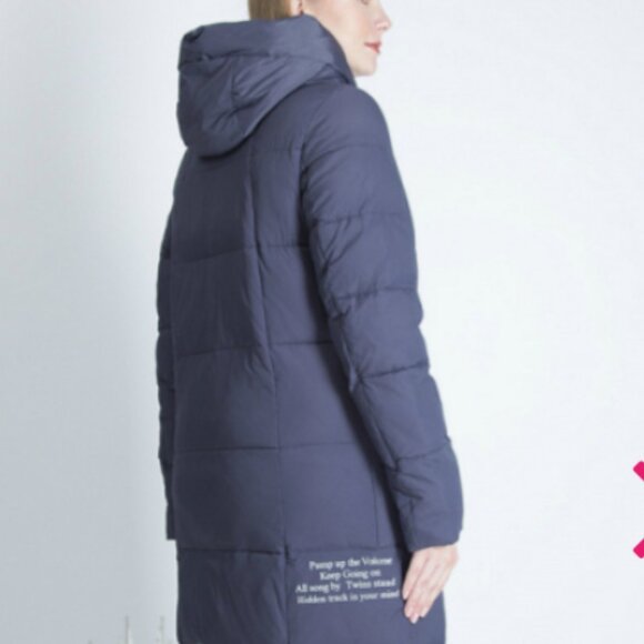 Women's Faux down Parka Winter Puffer Coat Jacket Tongcoi Medium - Picture 13 of 14